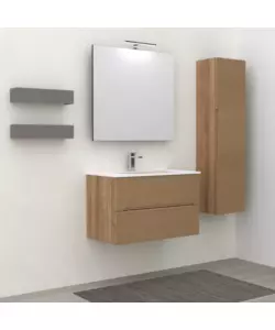 MOBILE BAGNO "CANALETTO" ROVERE, 80 CM
